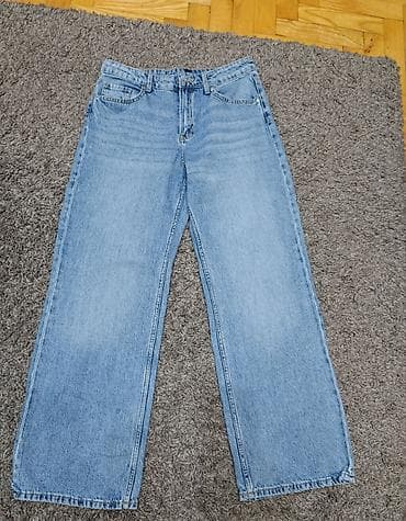 m sara pantalone: H&M li široke farmerke M veličina od svetlog teksasa.Obučen su — 5
