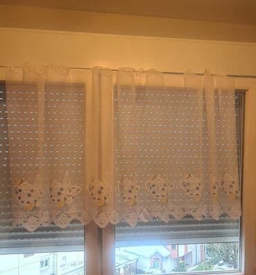 simpo komode sa fiokama: Net, Voile & Sheer Curtains, color - White — 4