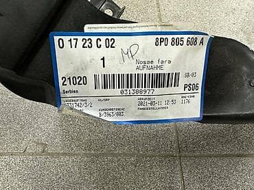 dizalica za auto: DESNI NOSAC FARA ZA AUDI A3 OD 2009. DO 2013. GOD. - 8P0805608A | — 1