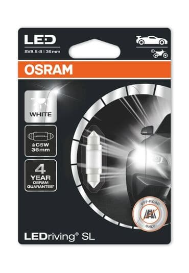 golf 5 stop svetla: LED sijalice za automobile OSRAM LEDriving SL C5W 6418 White — 1