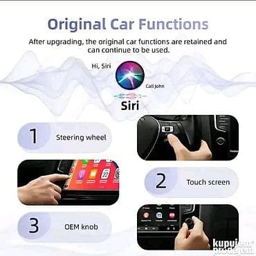 Audio oprema za auto: Wireless CarPlay Adapter – Pretvorite žični CarPlay u bežični! Cena — 5