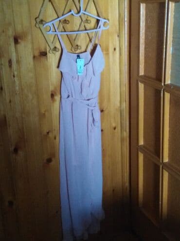 boho haljine 2023: Moda One size, bоја - Roze, Večernji, maturski, Na bretele — 4