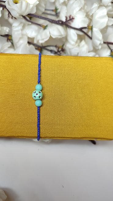 rolex satovi cena: Ručno rađena narukvica od perlica - Tanka narukvica od sitnih — 2