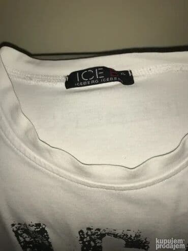 crni nike duks: Original ICEBERG duks L KAO NOV 100% cotton Ramena 49/50cm, duzina — 2