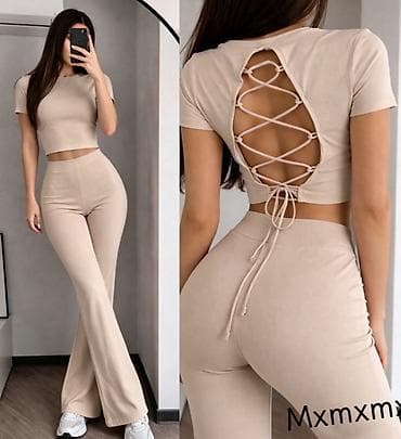 ps kombinezoni 2022: ✅Dvoset ženske garderobe sa kratkom majicom i pantalonicama visokog — 7