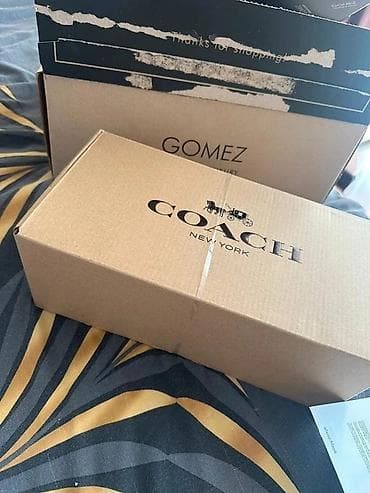 michael kors obuca: Coach ženske papuče u crnoj boji, sa prepoznatljivim zlatnim “C” — 4