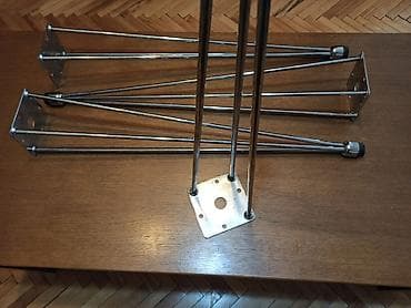palete 7: Metalni nogari (za sto) dužine 70cm, sa podešavajućim stopicama — 5