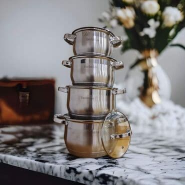 serpe za indukciju: Excellnt Line šerpe u setu EL-8BPS Cena 4500dinara+Ptt 360 dinara — 1