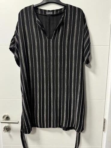 prada kais: 2XL (EU 44), Viscose, Stripes, color - Multicolored — 1