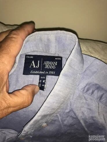 Košulje: Original ARMANI kosulja S 98% cotton 2% elastin Ramena 43cm, duzina — 2