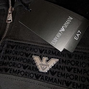 esprit jakna muska: Trenerka Emporio Armani, bоја - Crna — 2