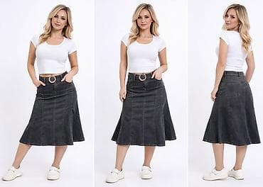 baletanke bele: Suknja sivi teksas
Prelepa
Vel L
UVOZ Francuska — 3