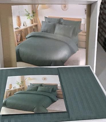 tekstil jagodina: Set posteljine – satenska pruga (jacquard/stripe) - Dizajn: diskretne — 1