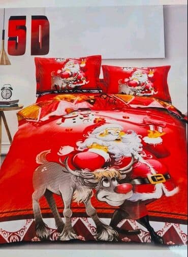 cena goblena: PRAZNIČNI DEZENI Komplet posteljina sadrzi: Dusecni carsav 200x220 — 8