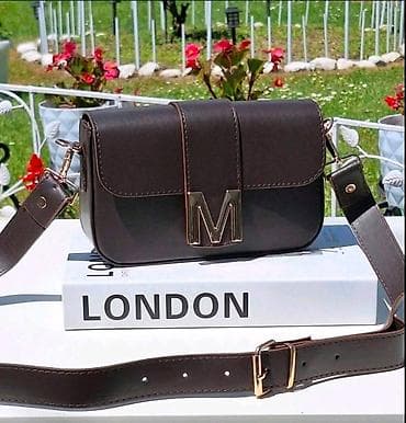 waikiki torbe za mame: Ženska crossbody torba sa metalnim slovom „M“ - Kompaktna torbica — 7