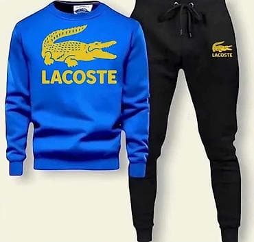 Women's Footwear: Men's Sweatsuit Lacoste, color - Black — 2