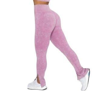 push up helanke new yorker: S (EU 36), Polyester, color - Pink, Single-colored — 2