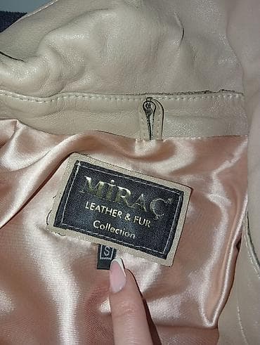 moderne kisne kabanice: Ženska kožna jakna – MİRAÇ Leather & Fur Collection - Veličina: S — 4