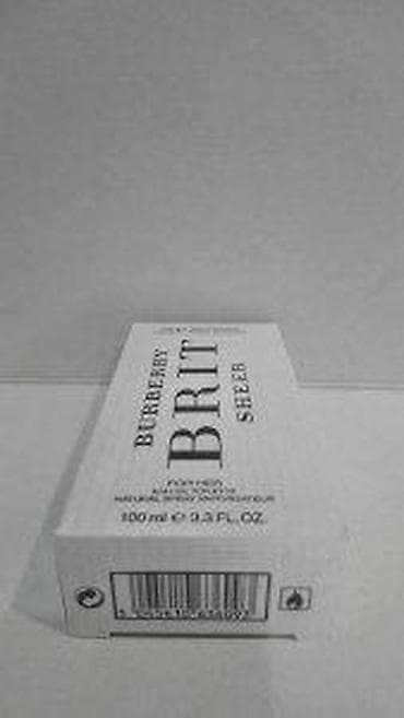 Lične stvari: BURBERRY BRIT SHEER EDT100ML TSTR | Burberry Brit Sheer edt100ml — 10