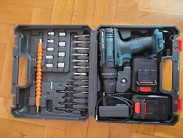 Sweatpants: Aku bušilica / šrafilica bosch sa koferom i opremom Opis: Prodajem — 1