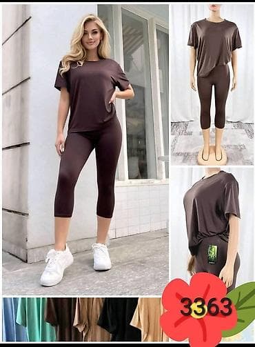 Dva‑dela sportsko/leisure komplet za žene (model 3363) Bambus kompleti — 2