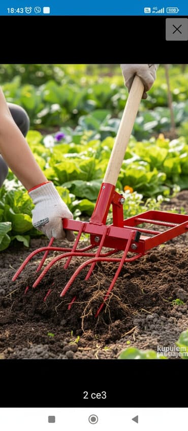 leptir za gletovanje: Baštenski alat – Riljač 30 cm Opis:Sa ovim alatom najteži posao u — 1