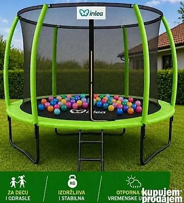 tramboline za decu cena: NOVE TRAMBOLINE 305cm ! ! ! GRATIS MERDEVINE / 100 GRATIS LOPTICA — 1