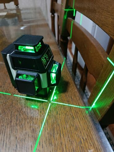 Sekire: PRACMANU laserski nivelator – želeni/zeleni snop, samonivelirajući — 6