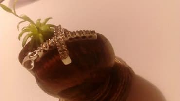srebrna ogrlica sa krsticem: Material: Silver, New — 4