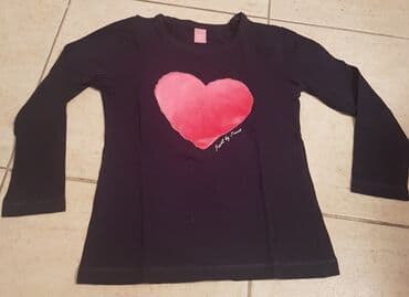 heklane suknje za devojcice: Round neck, Long sleeve, 104-110 — 1