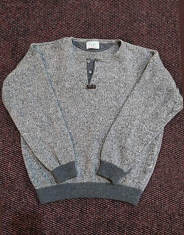 dzemper rolka: Džemper, Benetton, bоја - Siva, Vuna — 1