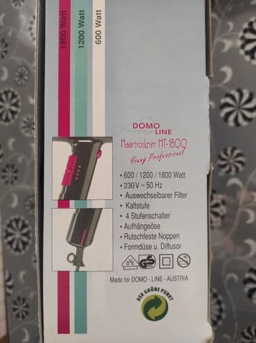 mlin za espresso kafu: Nov fen za kosu 1800 w. Kupljen u inostranstvu — 3
