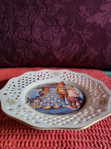 metalac set tanjira: Tanjir nov za zid original Jenny N. iz 70,80ih. Svedski tanjir — 7