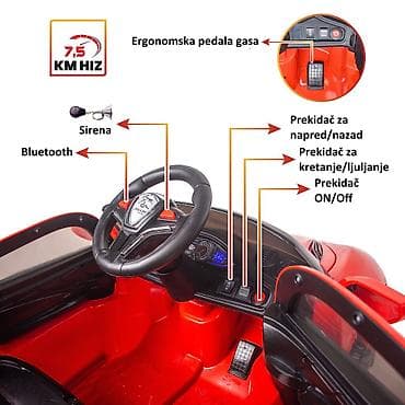 dres crvene zvezde za decu: Auto Jagor 12V R/C – Crveni Šifra proizvoda: 30 Dečiji električni — 4