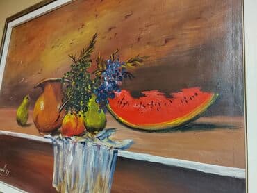 deda mraz od vunice: Painting, Used — 6
