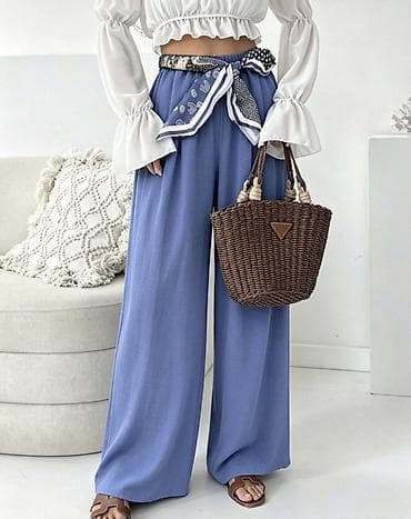 siroke pantalone na pruge: ✅Ženske široke pantalone sa visokim strukom
1900 din — 1