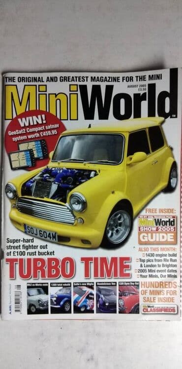 test iz engleskog za 3 razred: Časopis Mini World br.8 i 9.2005. god.Cena za kom — 1