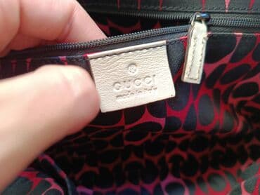 rolke od kasmira: Elegantna torbica, Gucci, Materijal: Koža — 6