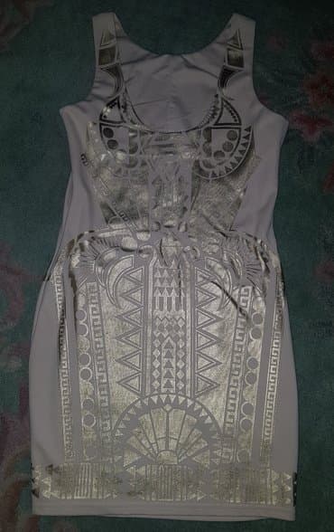 stradivarius jakna sa krznom: XS (EU 34), bоја - Zlatna, Koktel, klub, Na bretele — 2