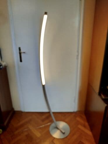 šolje sa duplim dnom: Podna lampa, bоја - Siva, Upotrebljenо — 3