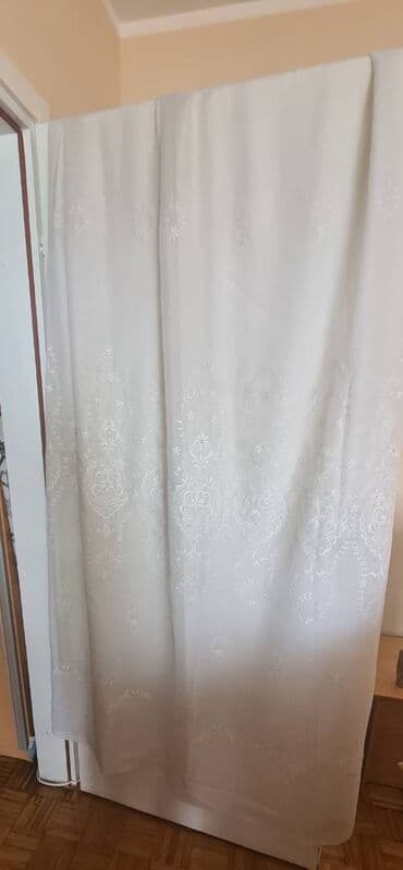 iznajmljivanje klupa i stolova: Net, Voile & Sheer Curtains, color - White — 4