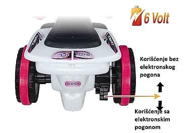 vozila za decu: Motor Ant 6V – beli (šifra proizvoda: 30) Električni dečiji — 9