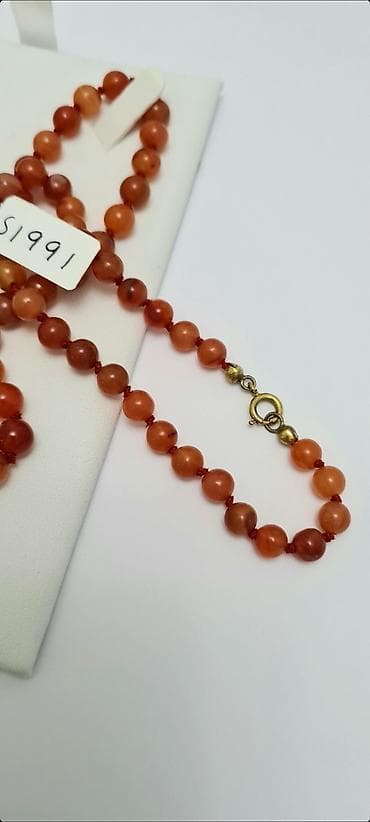 naocare u obliku srca: • Na prodaju stara, a potpuno nova lepa ogrlica od karneola! - Čuvana — 4