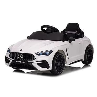 luksuzni donji ves: Mercedes‑Benz AMG CLE 53 – dečiji automobil na akumulator, beli Šifra — 1
