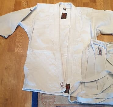 Kids' Clothes: DANRHO Judo Kimono Uniforma Ultimate 750 IJF Bela. Kimono i donji deo — 12