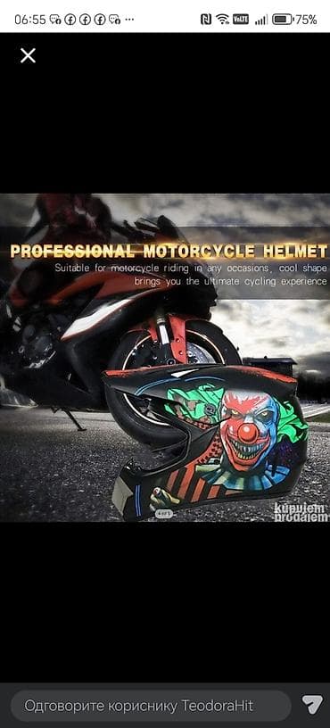 znojnice za ruku: Profesionalna motociklistička kaciga – integralna, sa agresivnim — 2