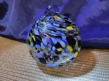 kugla luster: Murano deko kugla Macchia rucni rad tehnika 1960g+. Nova dekorativna — 1