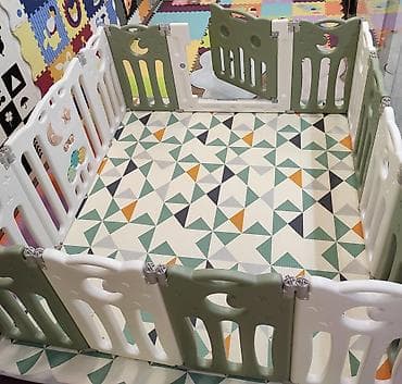 Sklopiva ogradica Sovica – Maslinasta (Dečija ogradica Feelkids)
