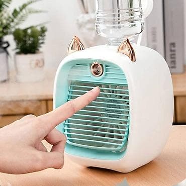 prenosiva rerna: Prenosivi mini ventilator sa raspršivačem vode i mačijim ušima je — 4