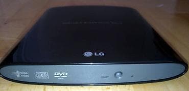 polovni tableti 10 inca: DVD RW rezač LG GP08NU6B, externi Portable super multi drive LG — 1